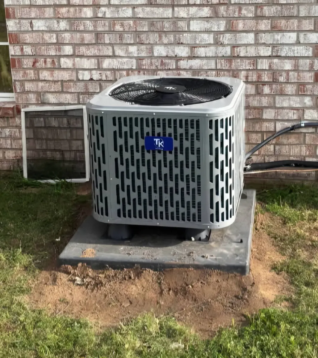 Outdoor air conditioner condenser replacement