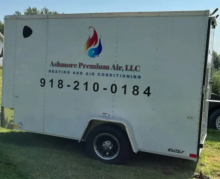 Ashmore Premium Air service trailer and work truck